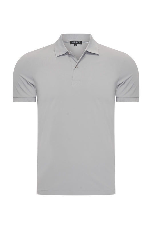 Men Polo Shirt | Elephant Grey