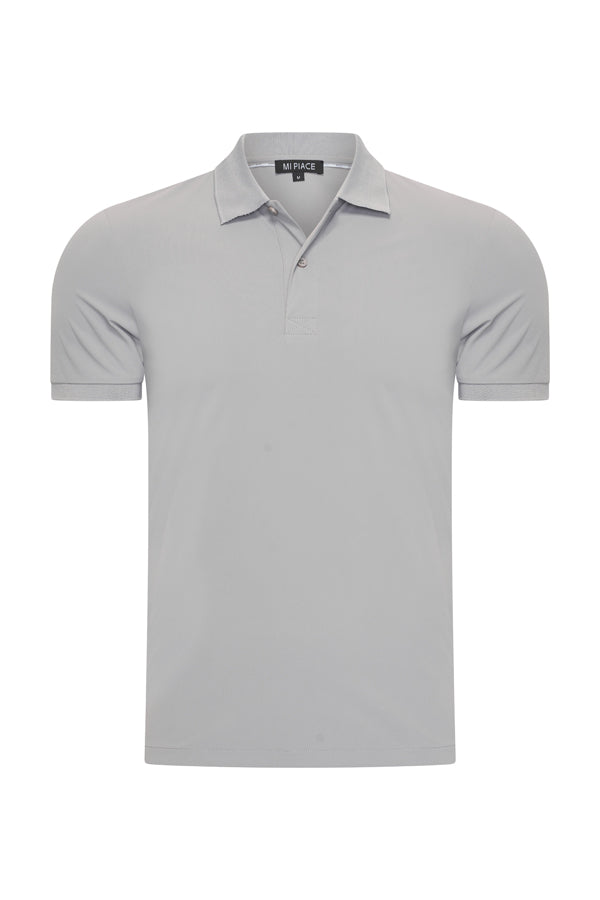 Men Polo Shirt | Elephant Grey