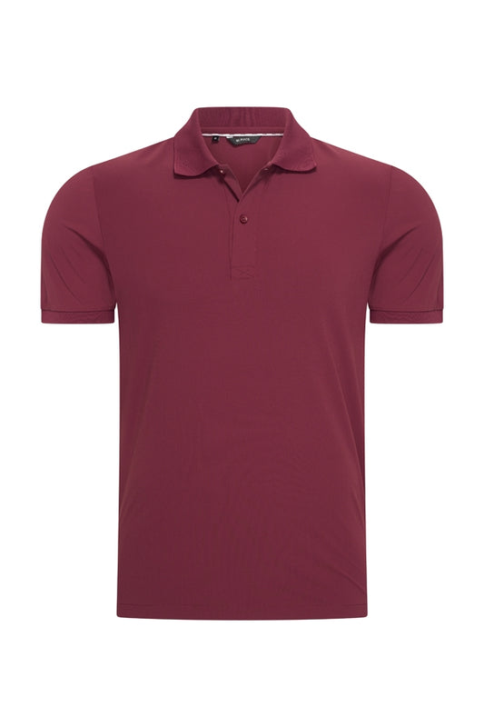 Men Polo Shirt | Burgundy