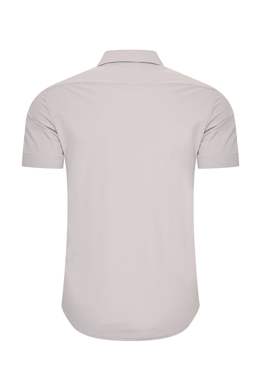 Men Shirt Short Sleeve | Elephant Grey