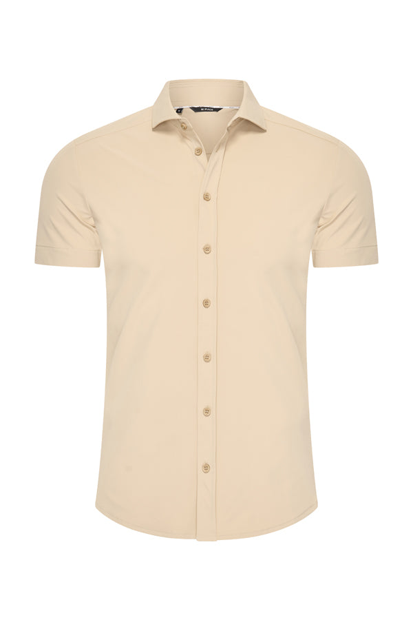 Men Shirt Short Sleeve | Sand