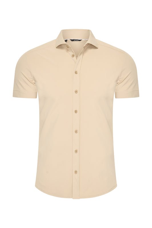 Men Shirt Short Sleeve | Sand
