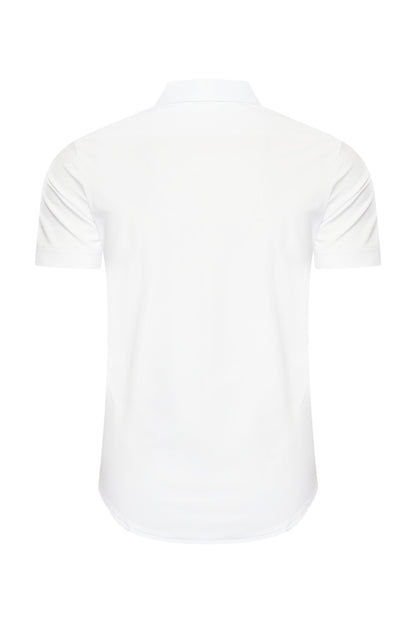 Men Shirt Short Sleeve | White