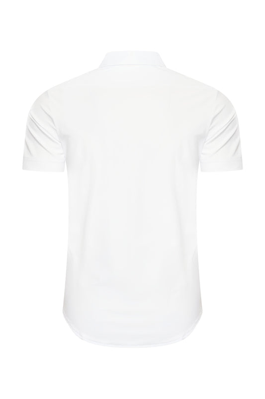 Men Shirt Short Sleeve | White