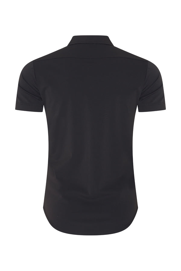 Men Shirt Short Sleeve | Black