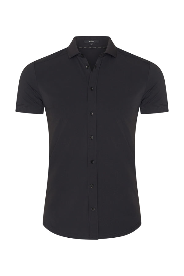 Men Shirt Short Sleeve | Black