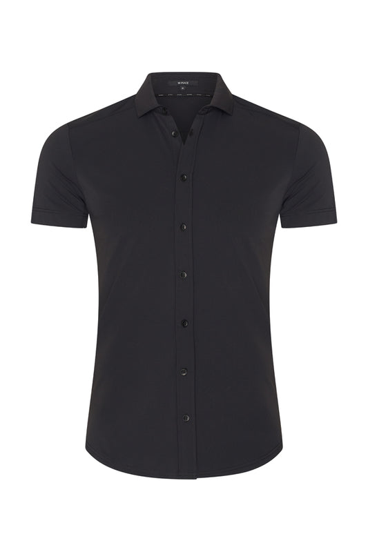 Men Shirt Short Sleeve | Black