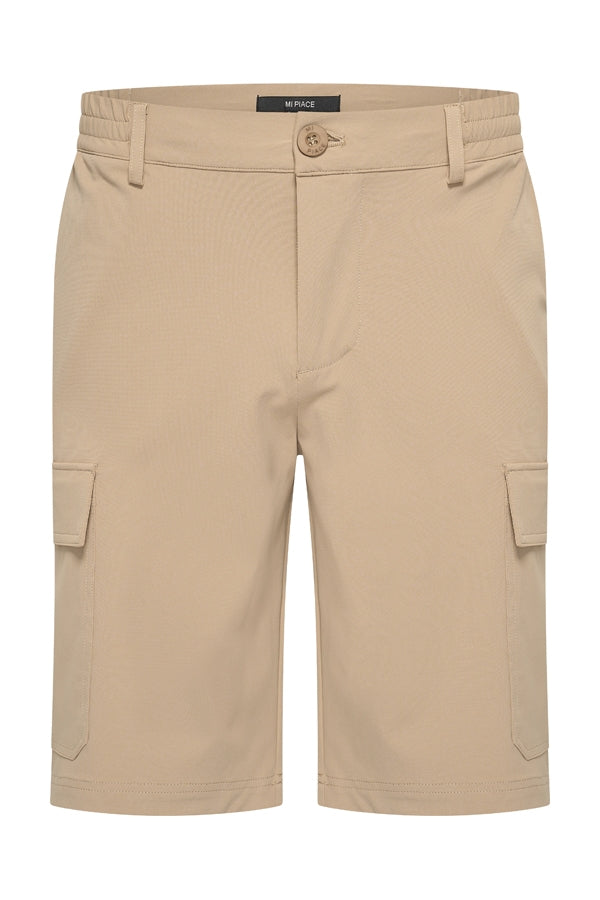 Men Bermuda Shorts Cargo | Latte