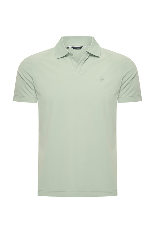 Men V Neck Polo Shirt | Lilypad