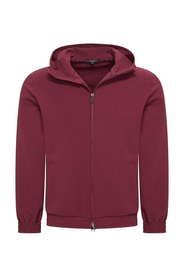 Herren Kapuzenjacke | Burgund