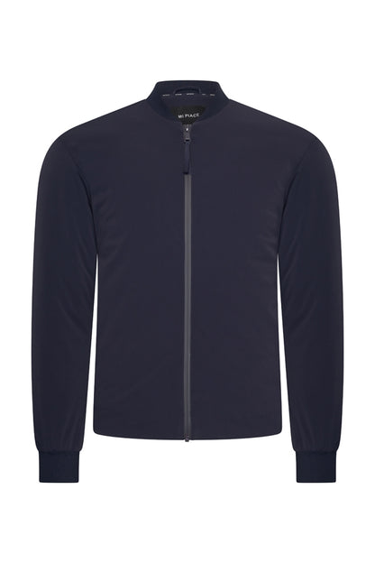 Men Bomber Jacket Padded | Dark Blue