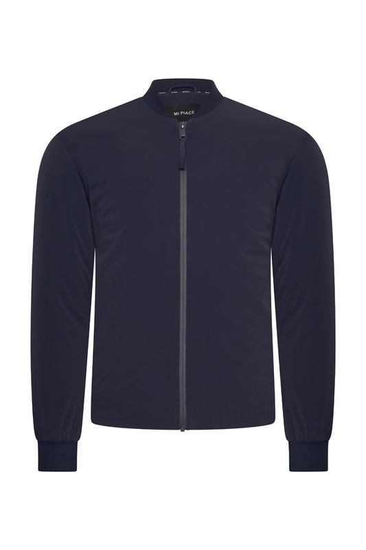 Men Bomber Jacket Padded | Dark Blue