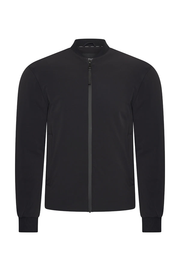 Men Bomber Jacket Padded | Black