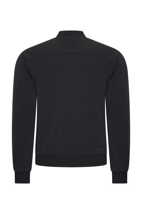 Men Bomber Jacket Padded | Black