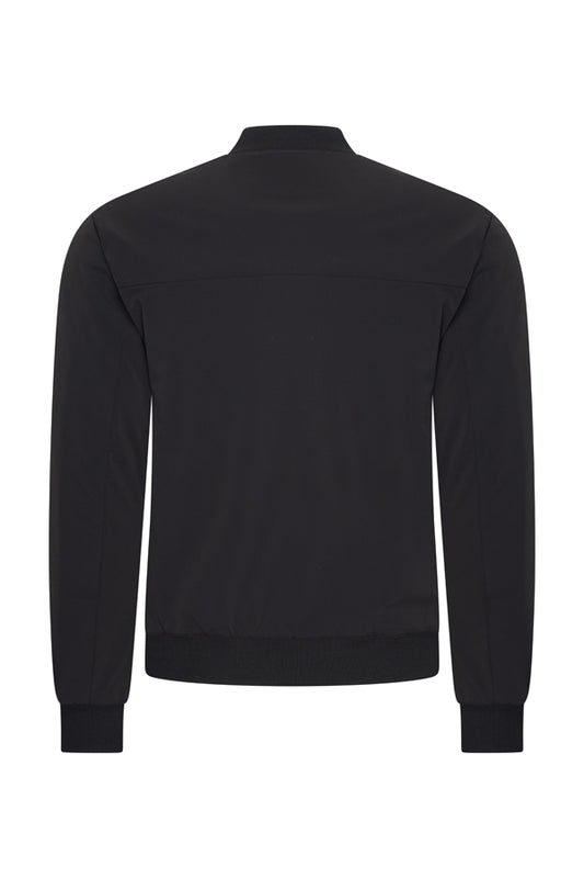 Men Bomber Jacket Padded | Black