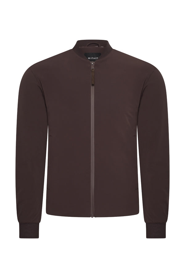 Men Bomber Jacket Padded | Espresso
