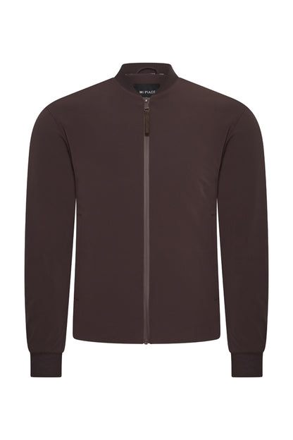 Men Bomber Jacket Padded | Espresso