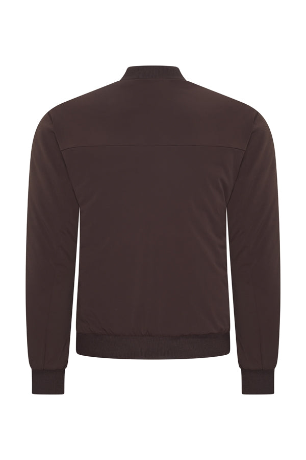 Men Bomber Jacket Padded | Espresso