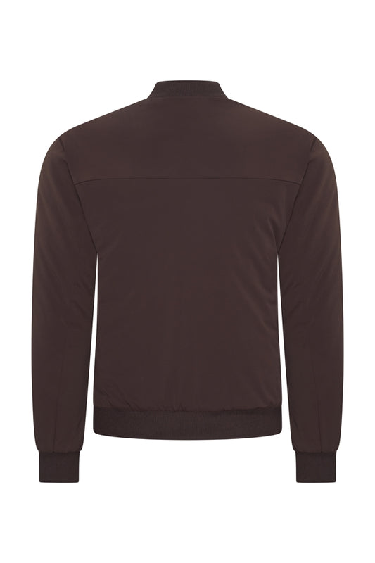 Men Bomber Jacket Padded | Espresso