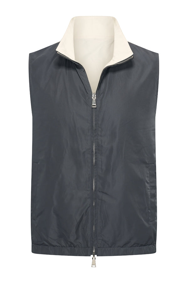 Men Gilet Tech Reversible | Dark Blue | Kit