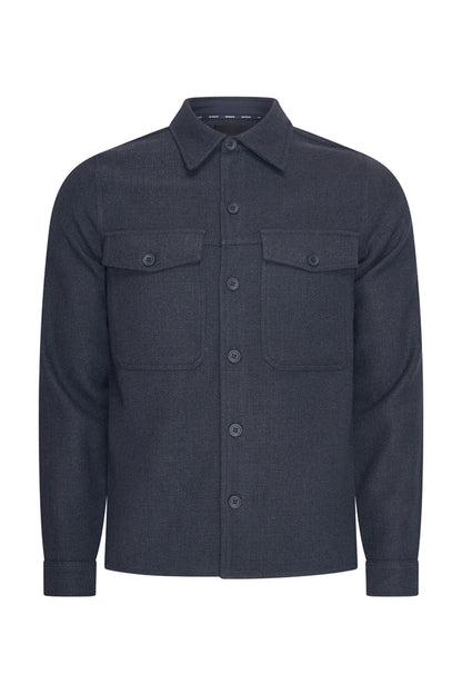 Men Woven Jacket | Dark Blue