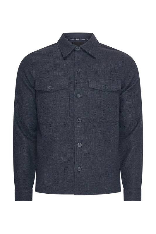 Men Woven Jacket | Dark Blue