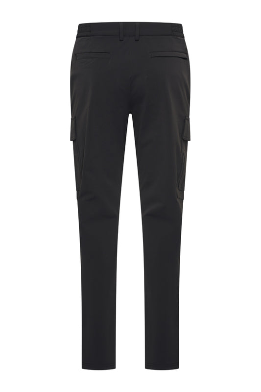 Men Trousers Straight Cargo | Black