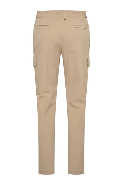 Men Trousers Straight Cargo | Latte