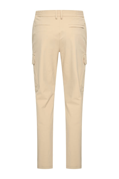 Men Trousers Straight Cargo | Sand