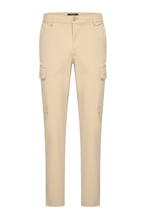 Men Trousers Straight Cargo | Sand