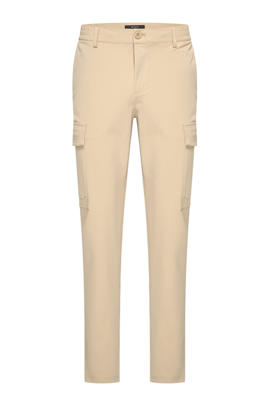 Men Trousers Straight Cargo | Sand
