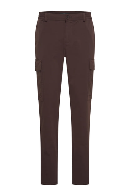 Men Trousers Straight Cargo | Espresso