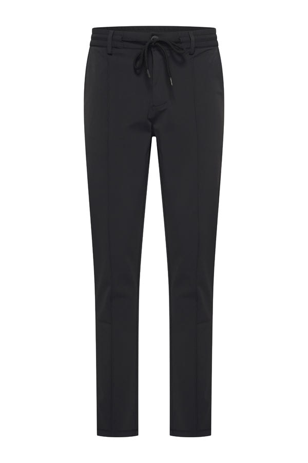 Men Trousers Pintuck Seam | Black