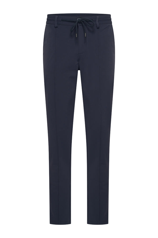 Men Trousers Pintuck Seam | Dark Blue