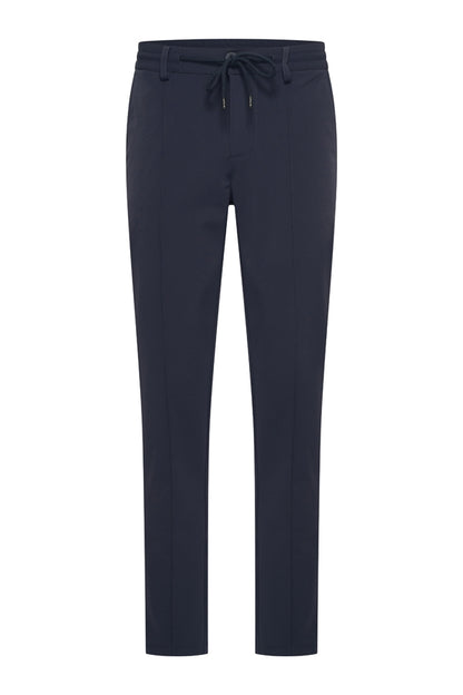 Men Trousers Pintuck Seam | Dark Blue
