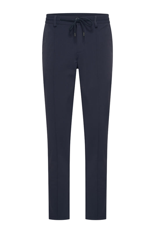 Men Trousers Pintuck Seam | Dark Blue
