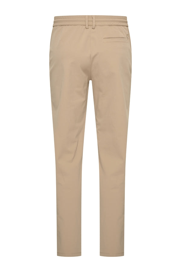 Men Trousers Pintuck Seam | Latte