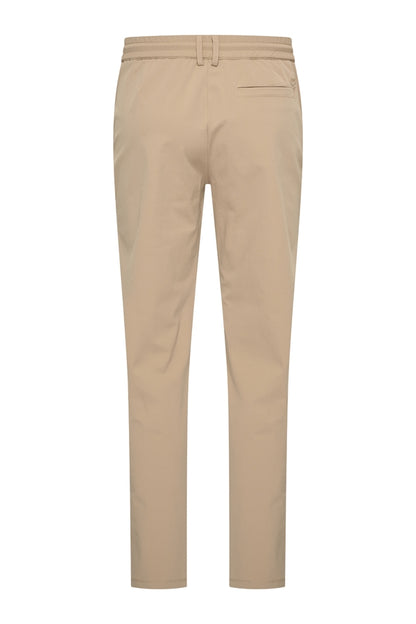 Men Trousers Pintuck Seam | Latte