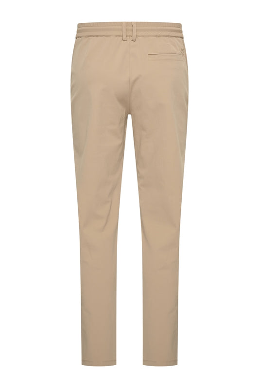 Men Trousers Pintuck Seam | Latte