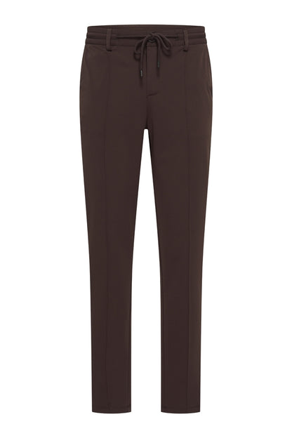Men Trousers Pintuck Seam | Espresso