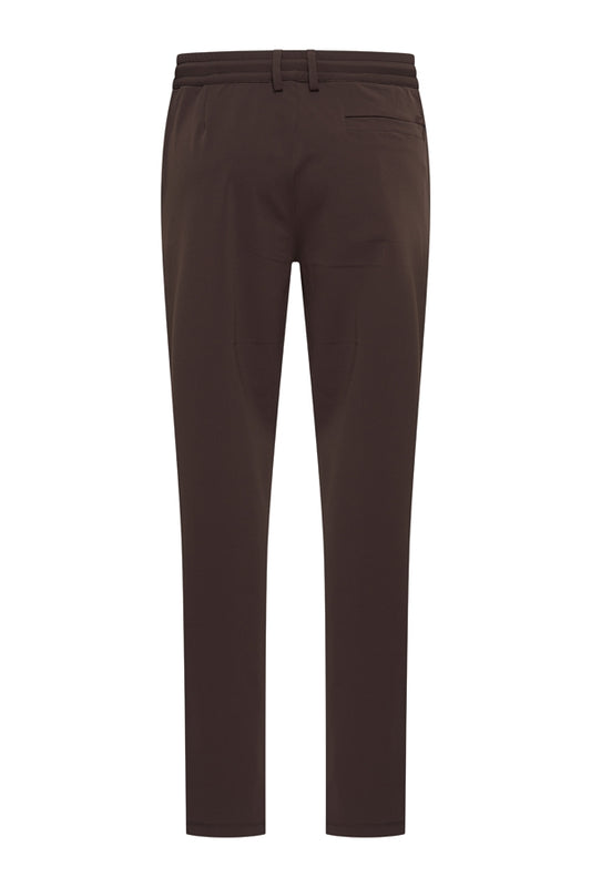 Men Trousers Pintuck Seam | Espresso