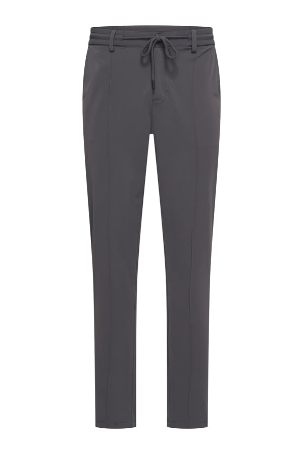 Men Trousers Pintuck Seam | Dark Grey