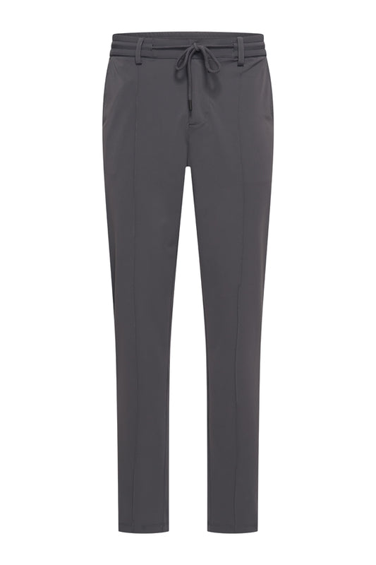 Men Trousers Pintuck Seam | Dark Grey