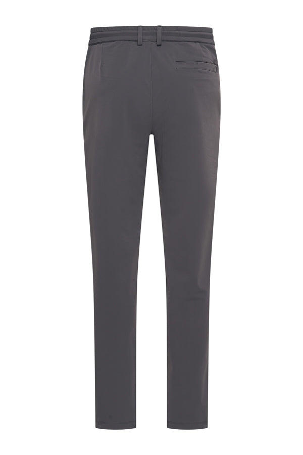 Men Trousers Pintuck Seam | Dark Grey