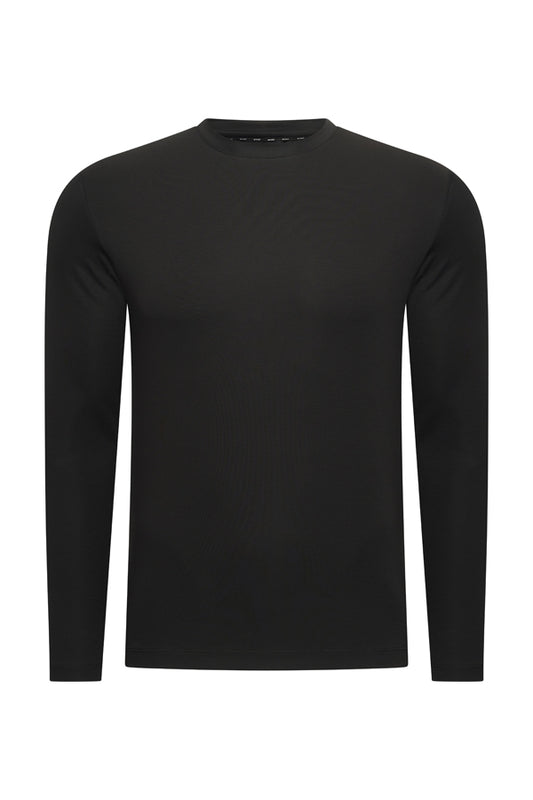 Men Cotton Shirt Long Sleeves | Black