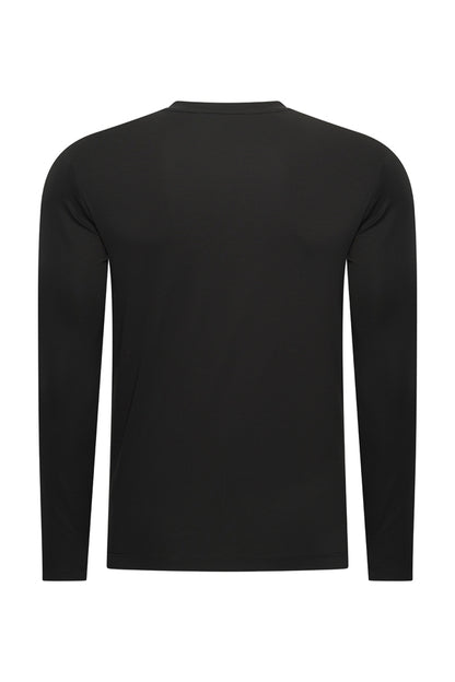 Men Cotton Shirt Long Sleeves | Black