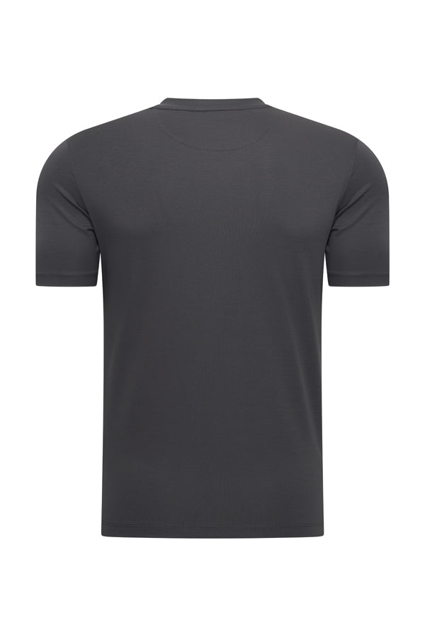 Men Cotton T Shirt | Dark Grey