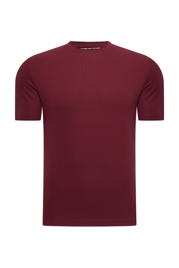Men Cotton T Shirt | Burgundy