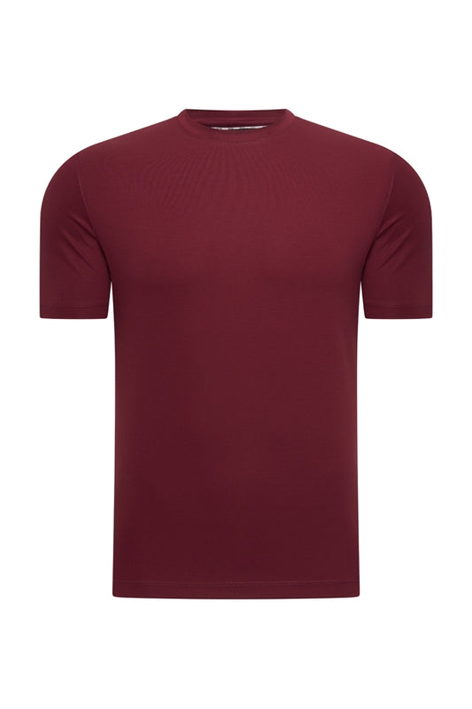 Men Cotton T Shirt | Burgundy