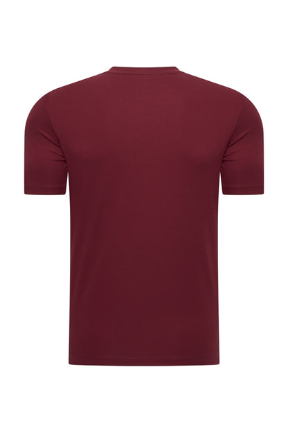 Men Cotton T Shirt | Burgundy
